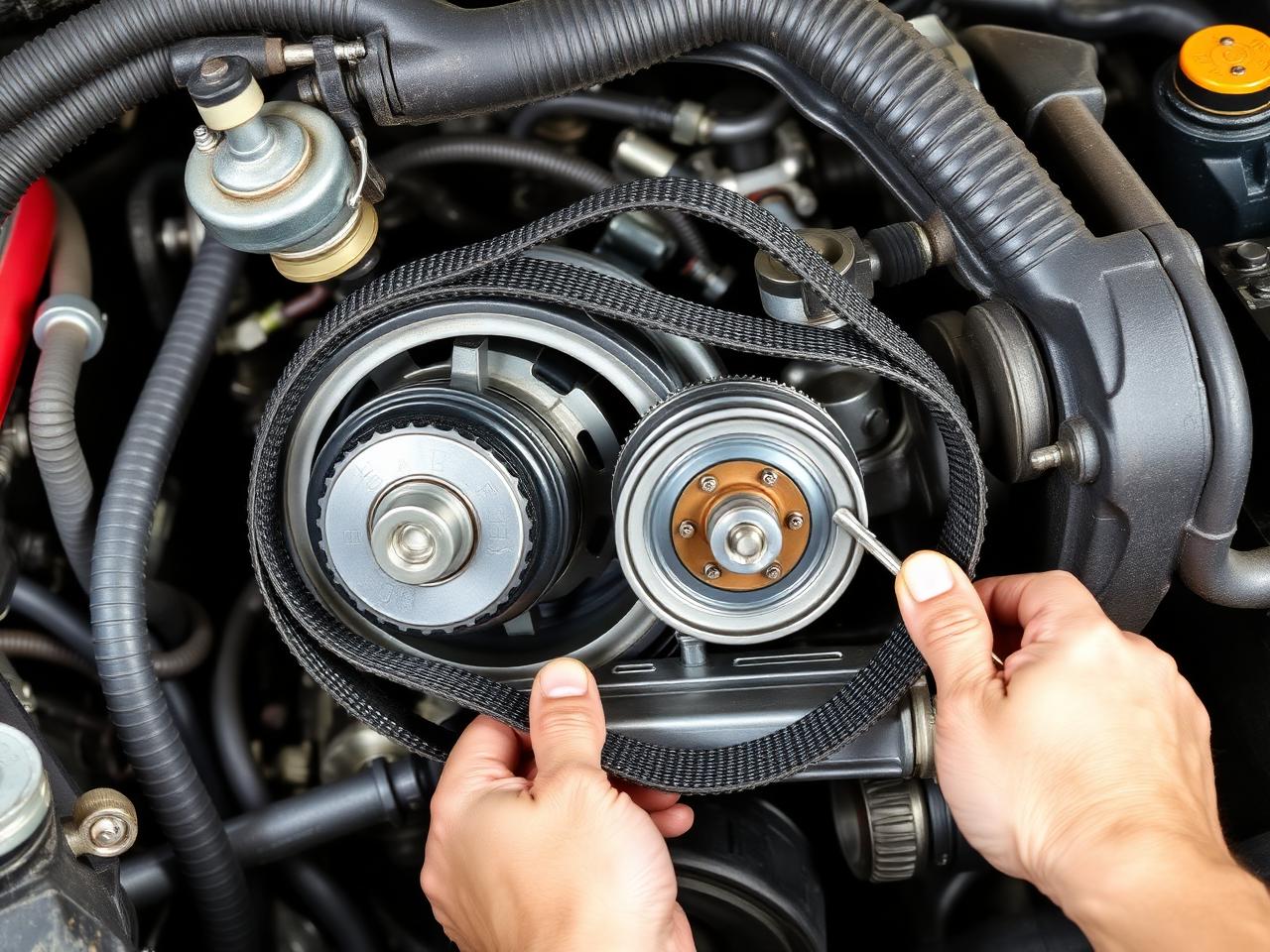 Motor y Correa de Distribución
